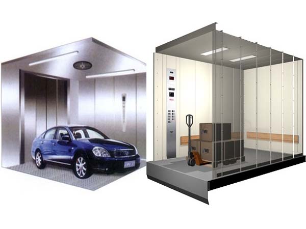 Thang máy tải hàng - cabin